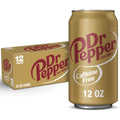 Dr Pepper Caffeine Free Soda, 12 fl oz Cans, 12-Pack