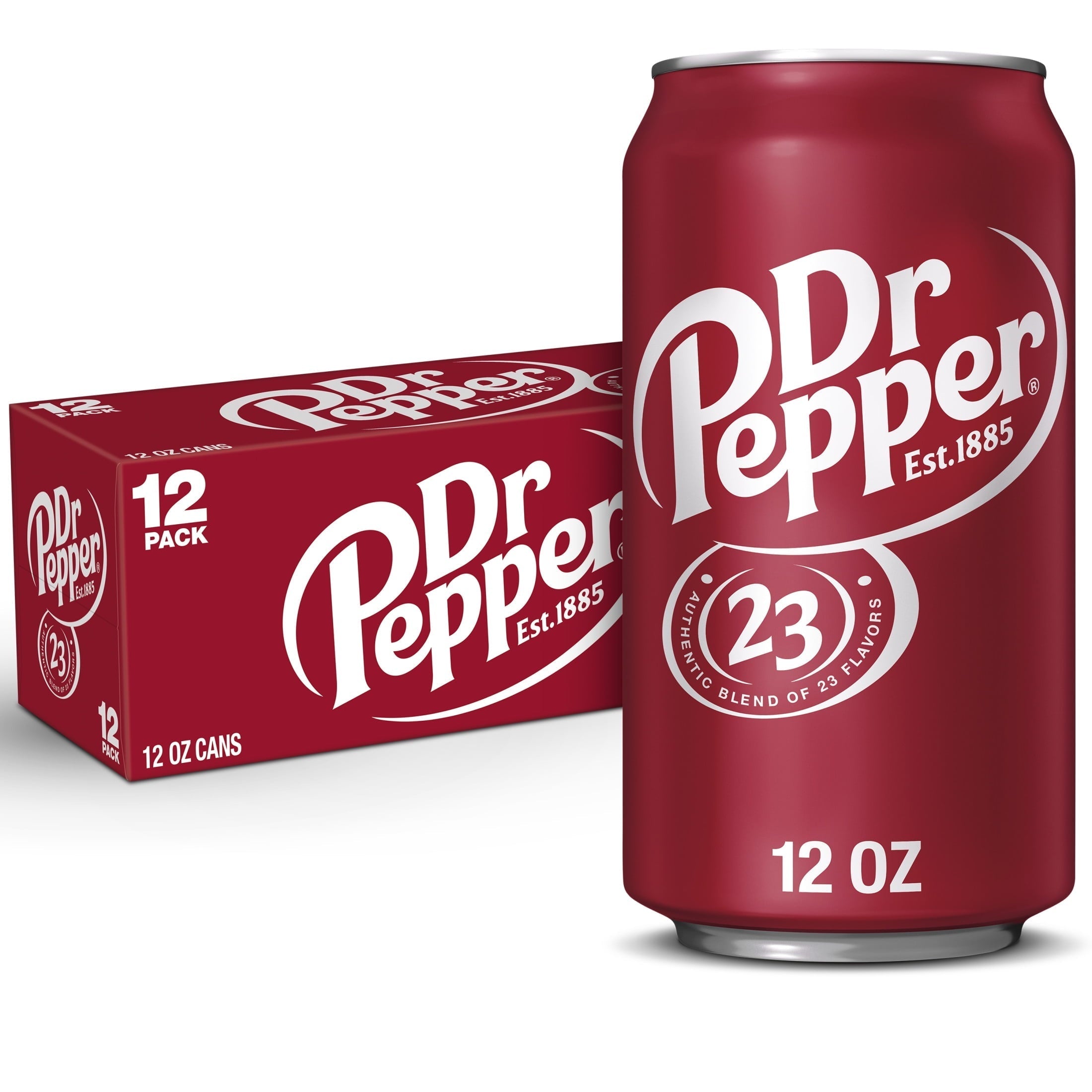 Dr Pepper Original Soda, 12 fl oz Cans, 12-Pack