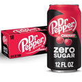 Dr Pepper Cherry Zero Sugar Soda, 12 fl oz Cans, 12-Pack