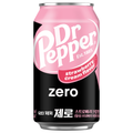 Dr Pepper Zero Strawberry Cream Flavor, 350 ml Can